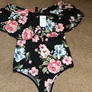 Floral bodysuit